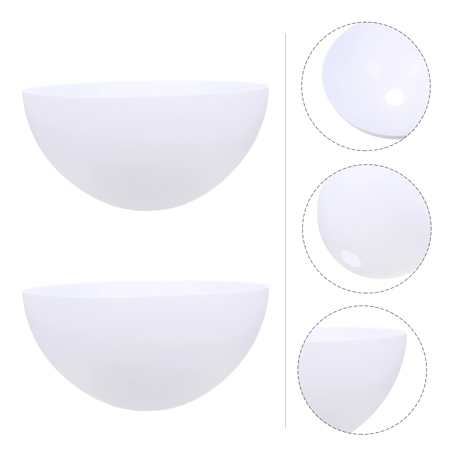 

2Pcs Multipurpose Home Lampshade Plastic Durable Lamp Shade Desk Light Shade Shades for ceilings