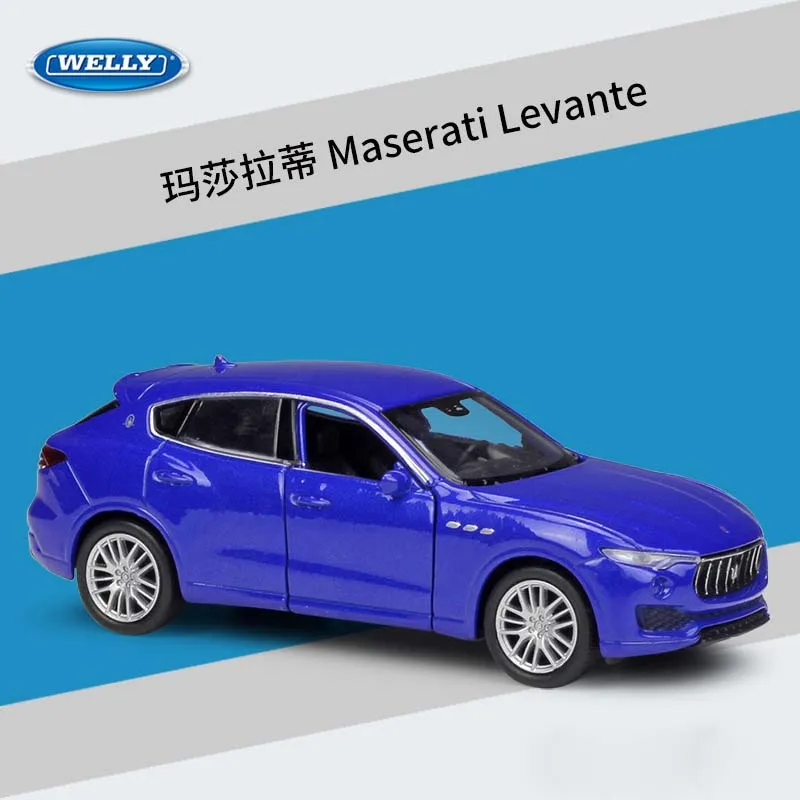 

WELLY 1:36 Maserati Levante SUV Scale Car Simulator Model Car Metal Pull Back Car Diecast Alloy Toy Car For Kids Gift B177