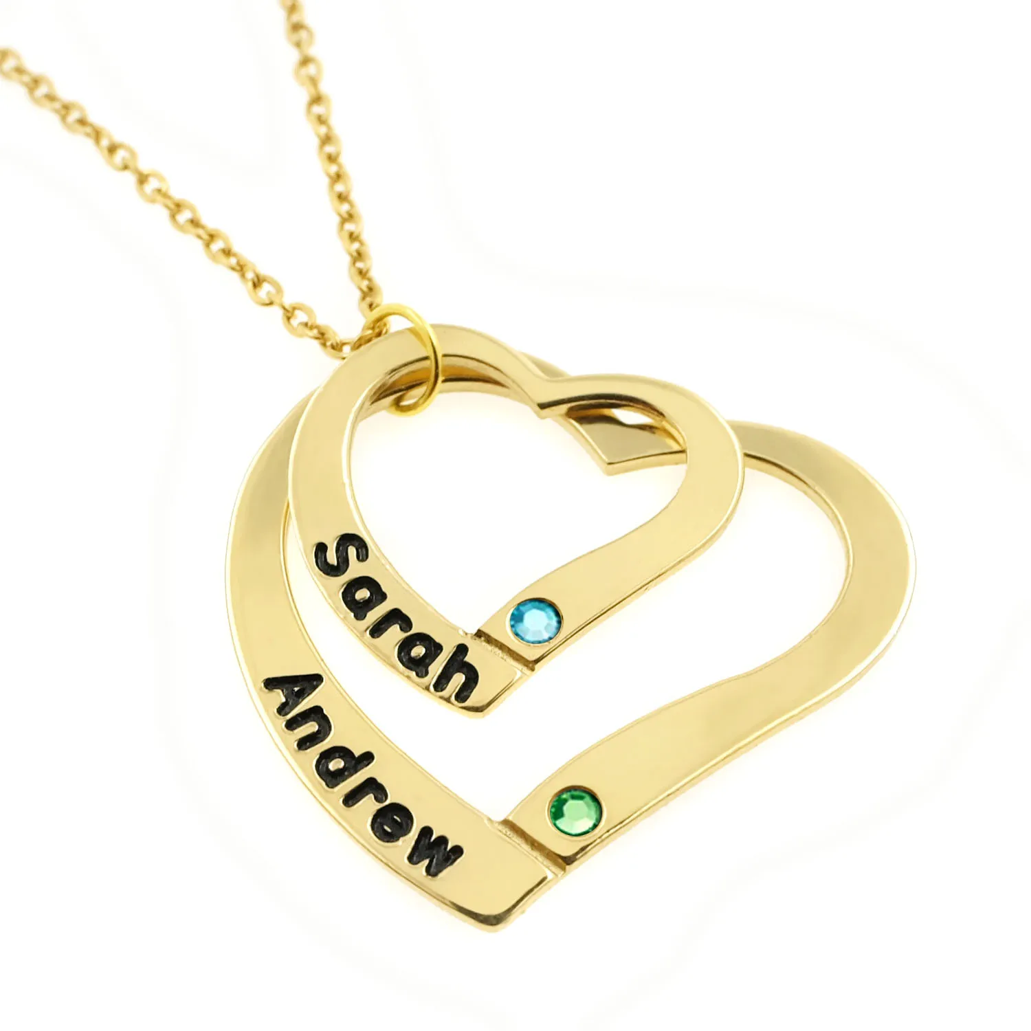 Рисунок 3 - Ожерелье с двойным сердцем и гравировкой имени