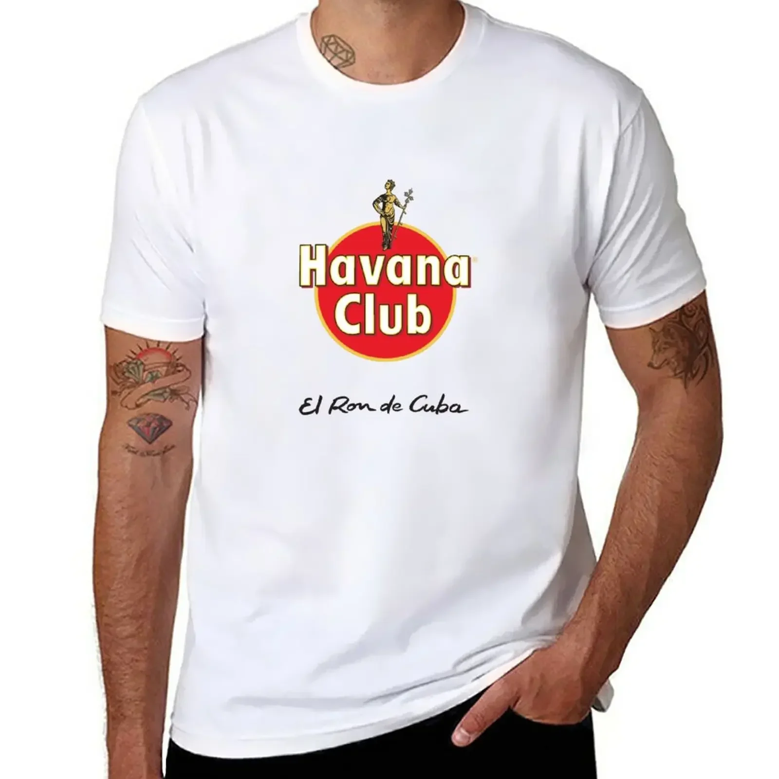 Новинка летние топы HavanaClub мужская одежда с графическим рисунком официальный