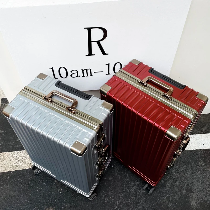 Алюминиевый каркас для багажа среднего размера легкая сумка на колесиках ПК