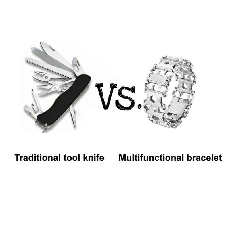 Multifunctional Metal Strap for Apple Watch Band 49mm 45mm 44mm 42mm 41mm 40mm Outdoor Sports Bracelet iWatch UItra 8 7 6 5 4 SE