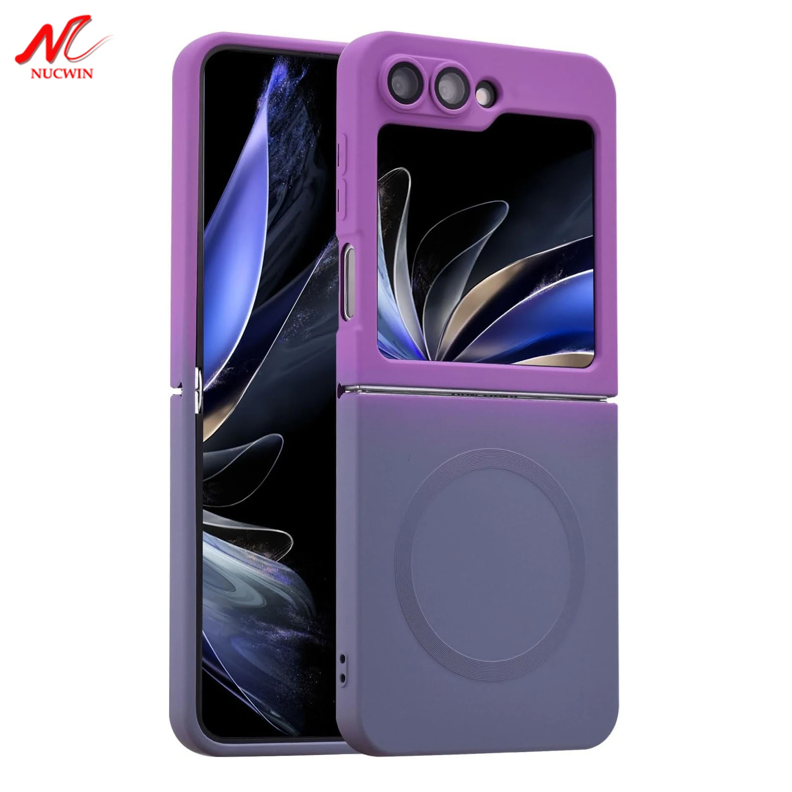 Роскошный градиентный чехол Magsafe для Samsung Galaxy Z Flip 6 5 4 3 мягкий силиконовый