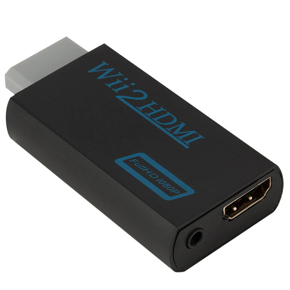 Полный HD 1080P Wii в HDMI-совместимый адаптер конвертер 3 5 мм аудио для ПК HDTV монитора 2 |