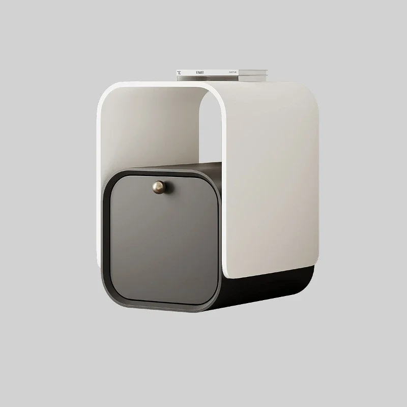 Роскошная тумбочка прикроватный столик в эстетическом современном дизайне