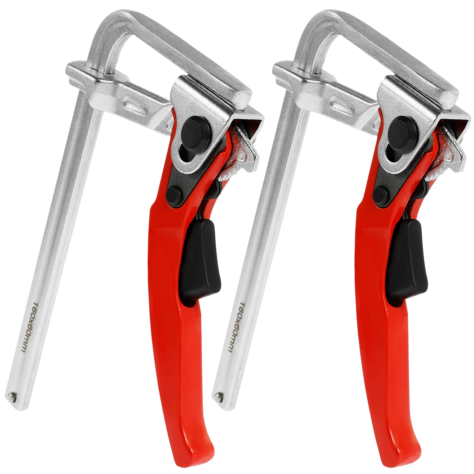 Зажим для стола с трещоткой, быстросъемный зажим из легированной стали для деревообработки, тяжелая направляющая, 2 шт., 48 фунтов