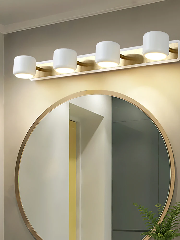 

Светодиодный настенный светильник с регулируемым углом, настенный прикроватный светильник для ванной комнаты, зеркальный передний настен...