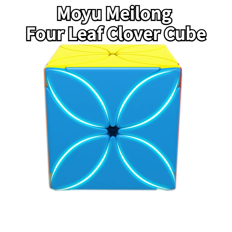 

[Funcube] Moyu Meilong кубики четырехлистного клевера необычной формы Магический кубик Профессиональный пазл для обучения Веселые головоломки для детей игрушки