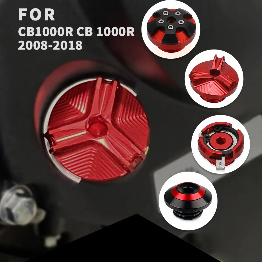 

Motorcycle Engine Oil Filler Cup Plug Cover Screw For Honda CB1000R CB 1000R 2008-2018 2017 2016 2015 2014 2015 2013 2012 2011