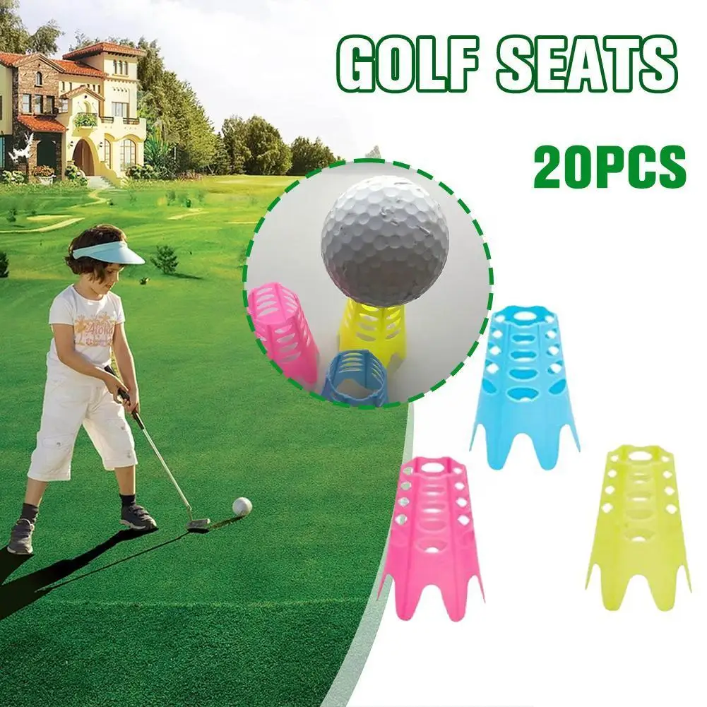 

20 шт., пластиковые футболки для гольфа