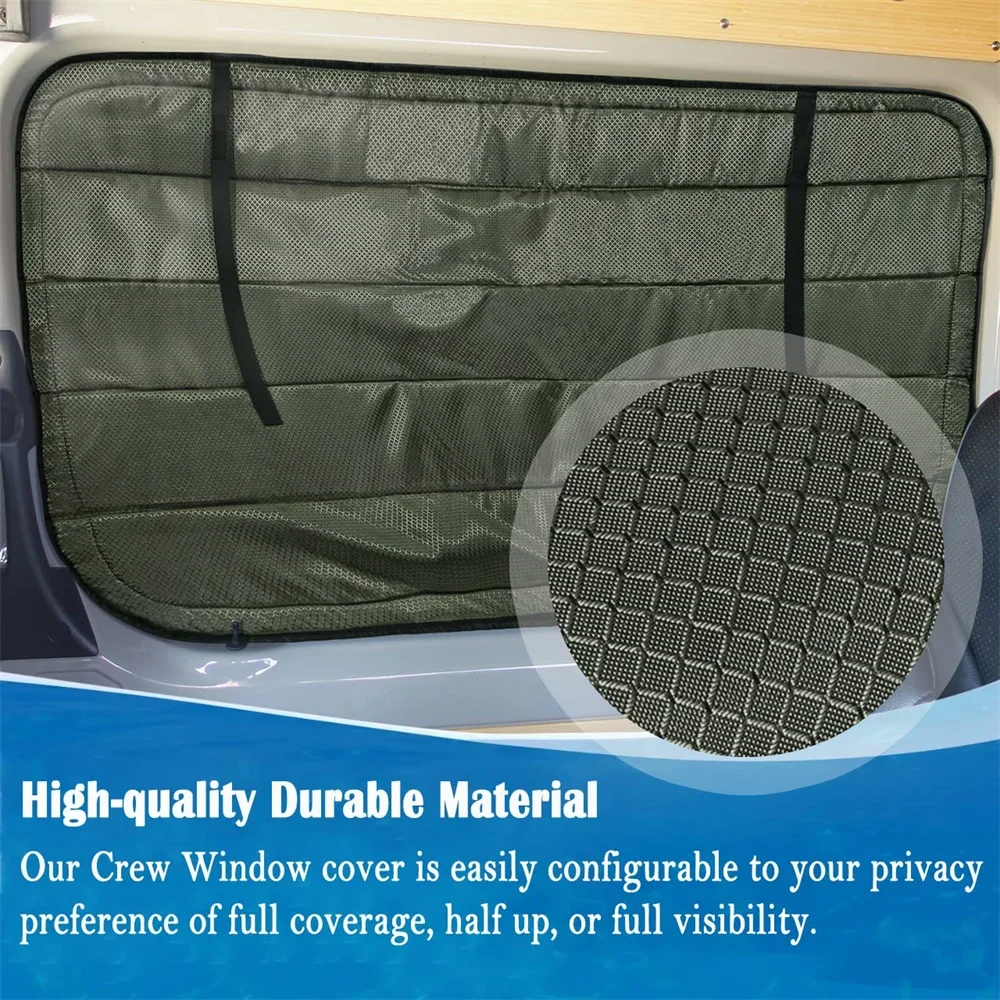 300D оксфордская ткань с УФ-защитой боковая крышка окна для Mercedes-Benz NCV3 &amp VS30 экипажа