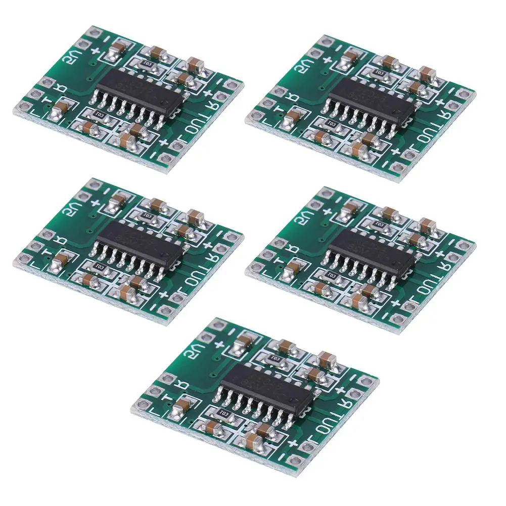 

5 шт., супер мини плата цифрового усилителя PAM8403, 2*3 Вт, плата цифрового усилителя класса D, эффективный источник питания USB от 2,5 до 5 В