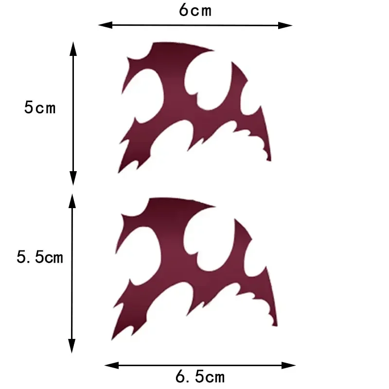 Tanjiro восстановленная татуировка со шрамом на лбу наклейка в одном стиле как