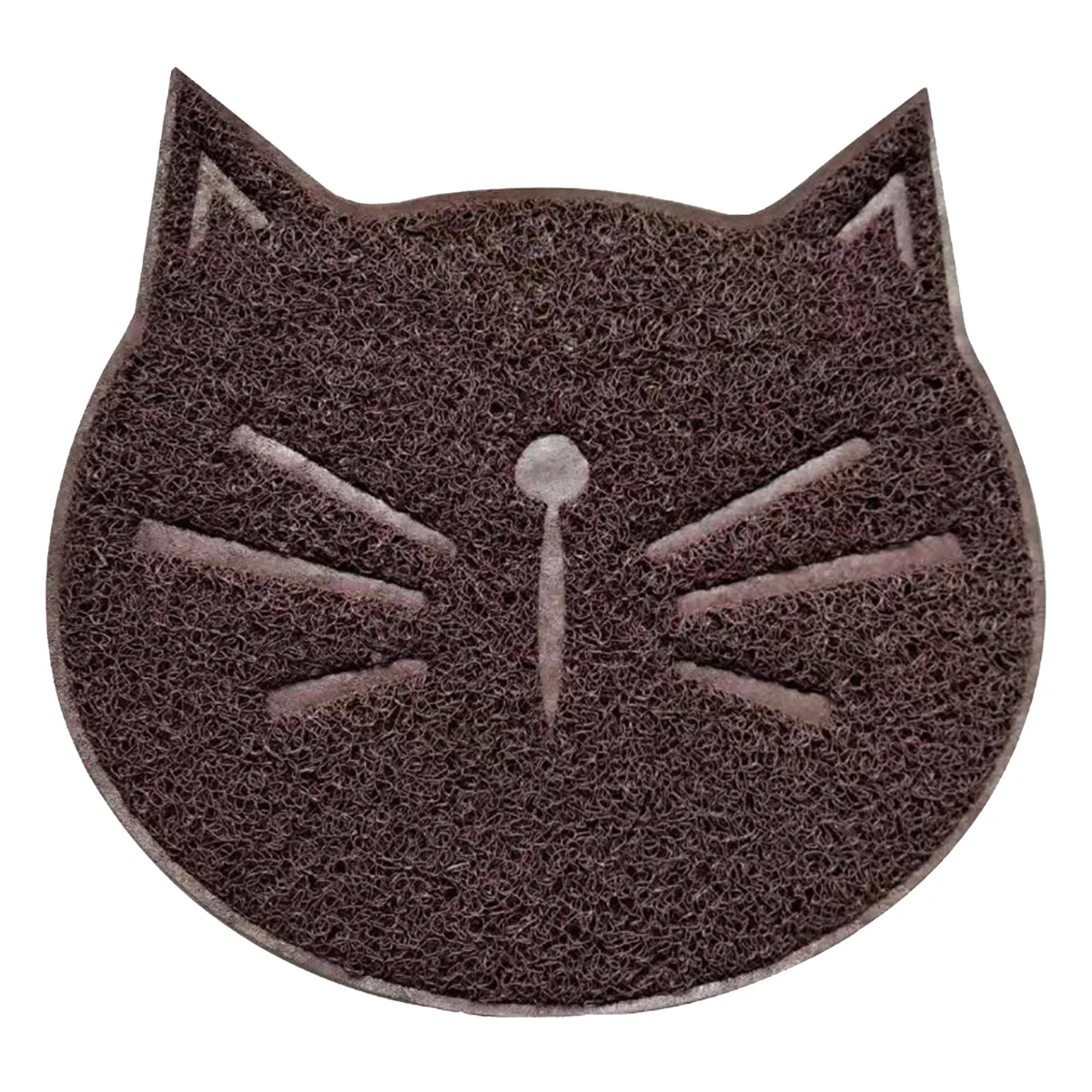 

Litter Mat Cat Box Trapping Pet Mats Rug Catcher Grinding Claw Cats Pad Placemat Matt Face Shaped Feeding Carpet Cushion