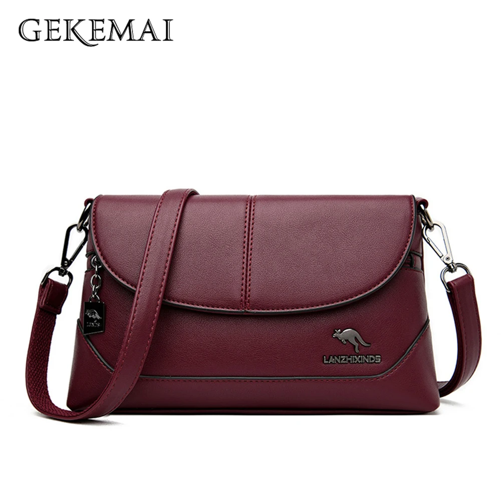 

Luxury Designer High Quality Leather Ladies Shoulder Bag 2022 Fashion New Solid Color Women Messenger Bags Wallets Bolso Mujer