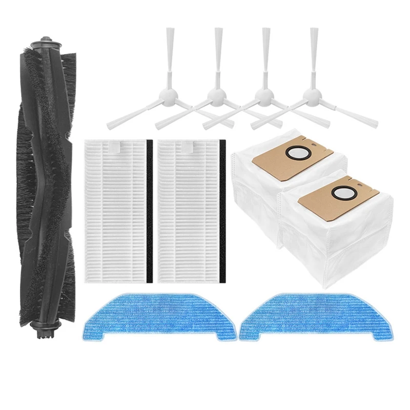 

Promotion!Replacement Roller Brush Side Brush Hepa Filter Dust Bag Mop Cloth For Neabot Q11 Robot Vacuum Cleaner Accessories