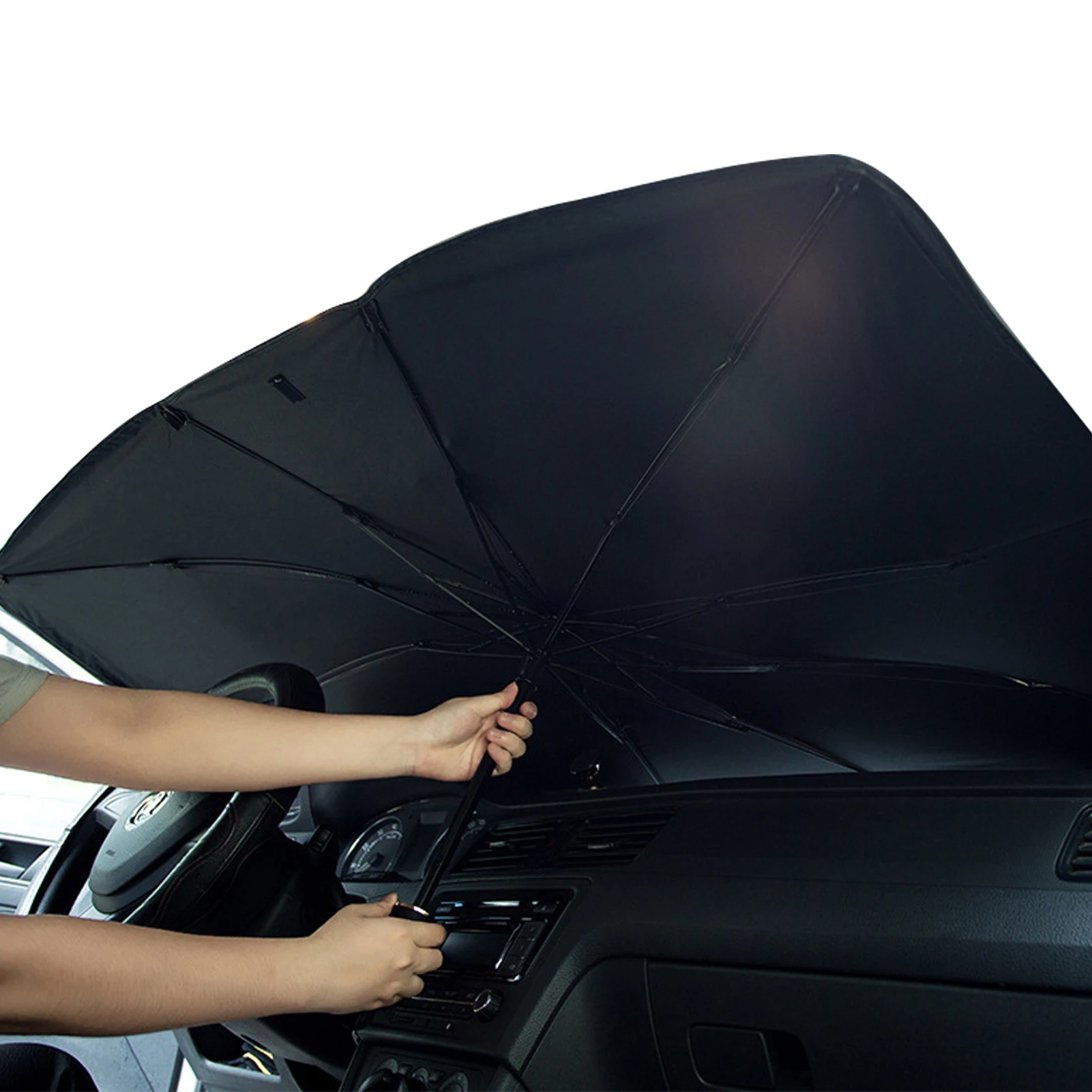

Car Windshield Sun Shade Umbrella Sun Reflects UV Rays And Protects Dashboard From Sun Rotation Automotive Interior Sun