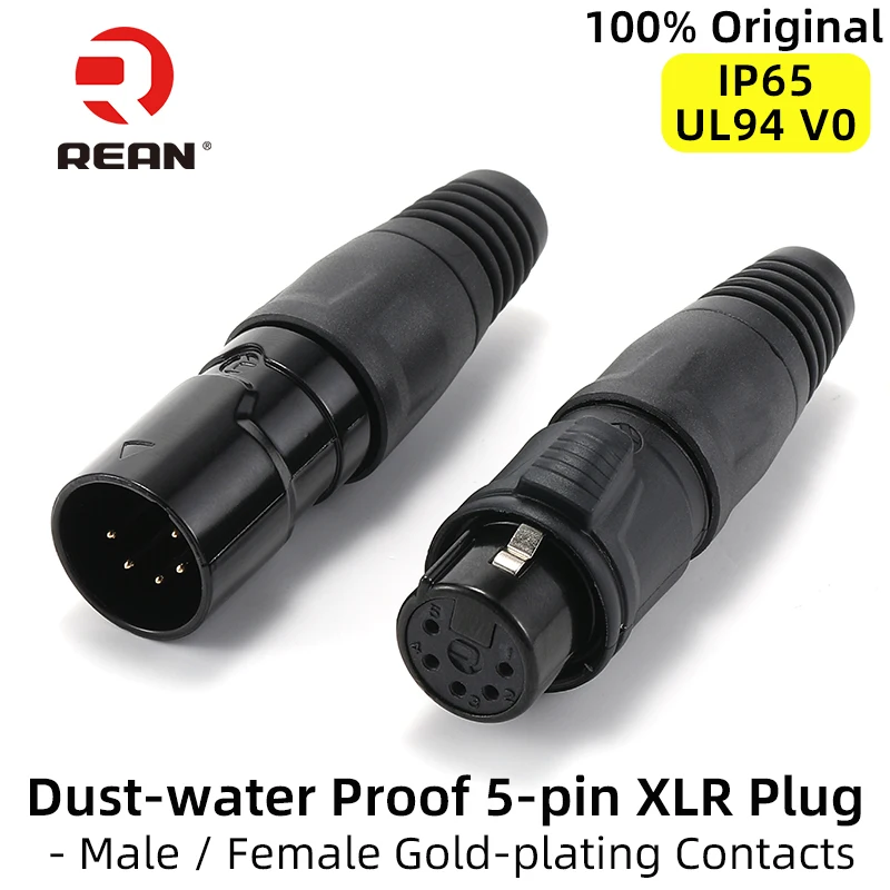 5-контактный разъем Neutrik's REAN IP65 XLR с кабелем наружный водонепроницаемый