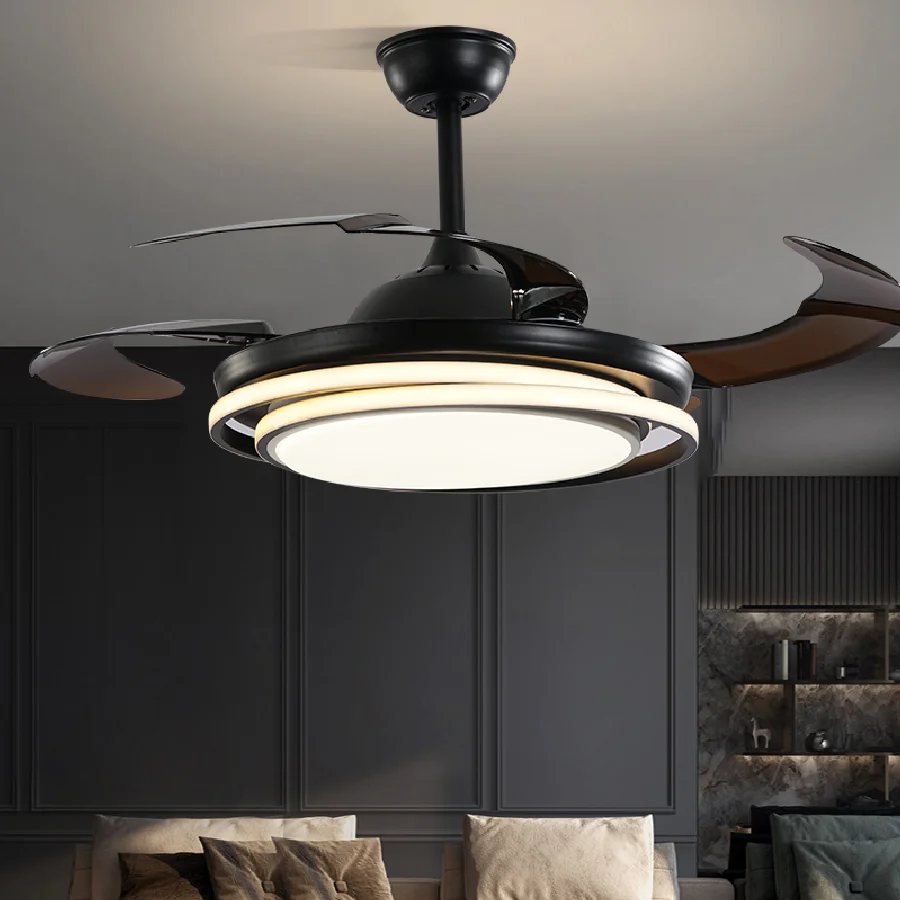

Living room decoration bedroom decor led ceiling fans with lights remote control dining room ceiling fan light indoor lighting
