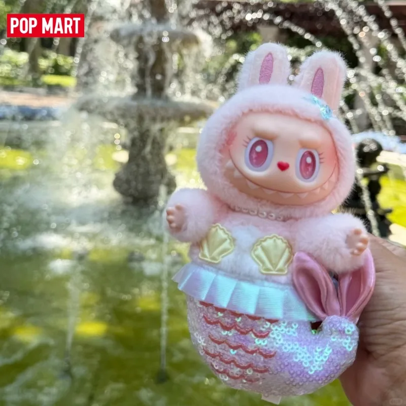 Фото Оригинальная коллекция POP MART Flying Labubu: виниловые плюшевые фигурки, подвесные карточки, сопутствующие товары, украшения, милые игрушки, подарки №2