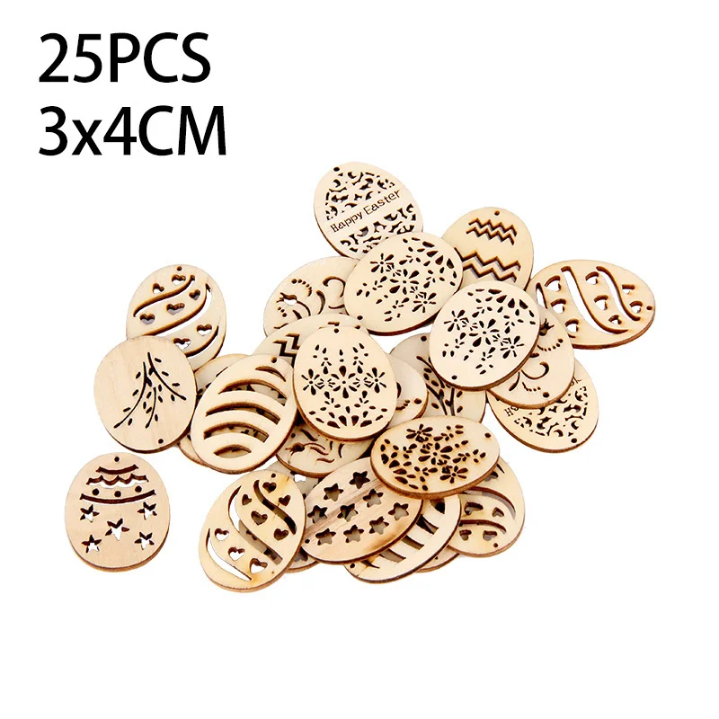 

Деревянные пасхальные яйца Partism 25 шт.