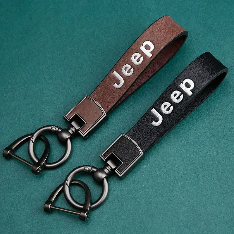 Кожаный автомобильный брелок с пряжкой держатель для ключей аксессуары Jeep Patriot