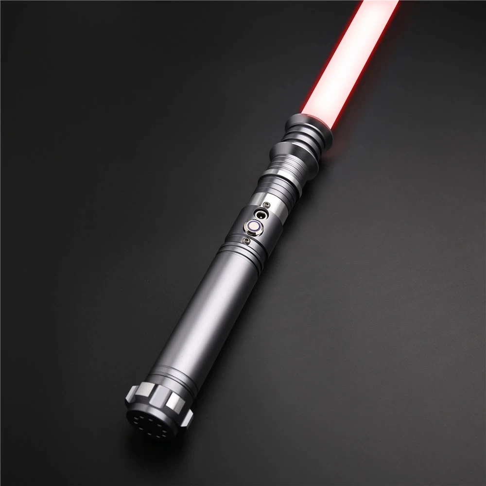 Металлический световой меч RGB лазерный Espada Saber De Luz Rave оружие 12 цветов Изменение 5