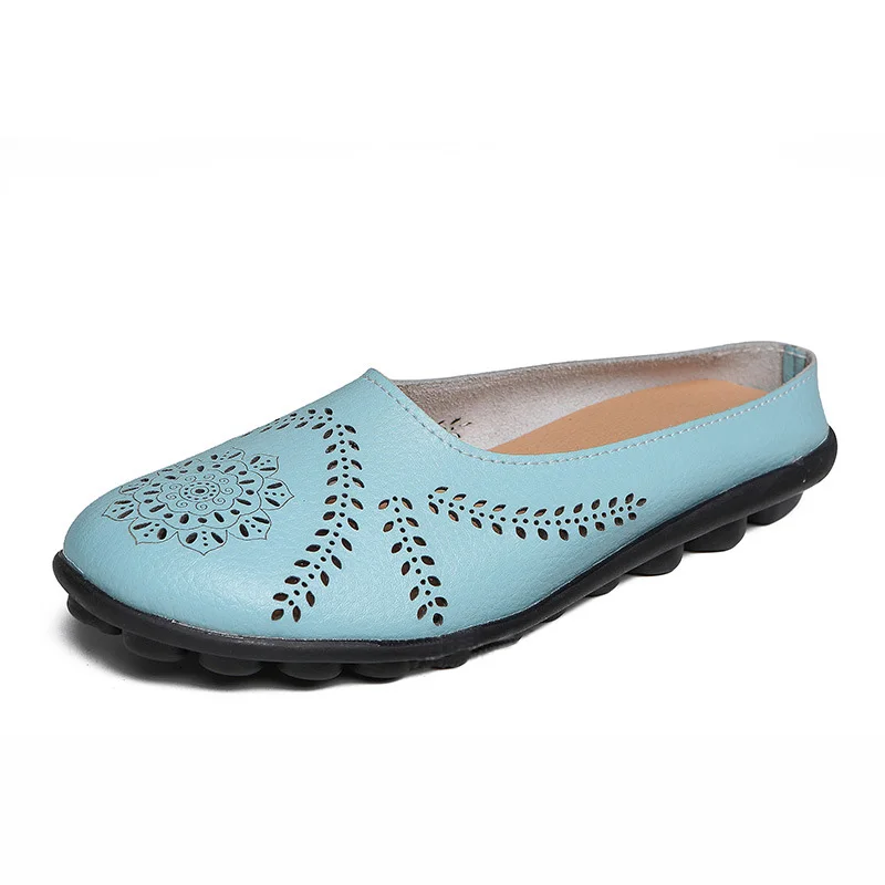 

Ladies Flat Shoes Summer Loafers Low Top Fashion Moccasin Femme Soft Leather Slippers Oxford New 2022
