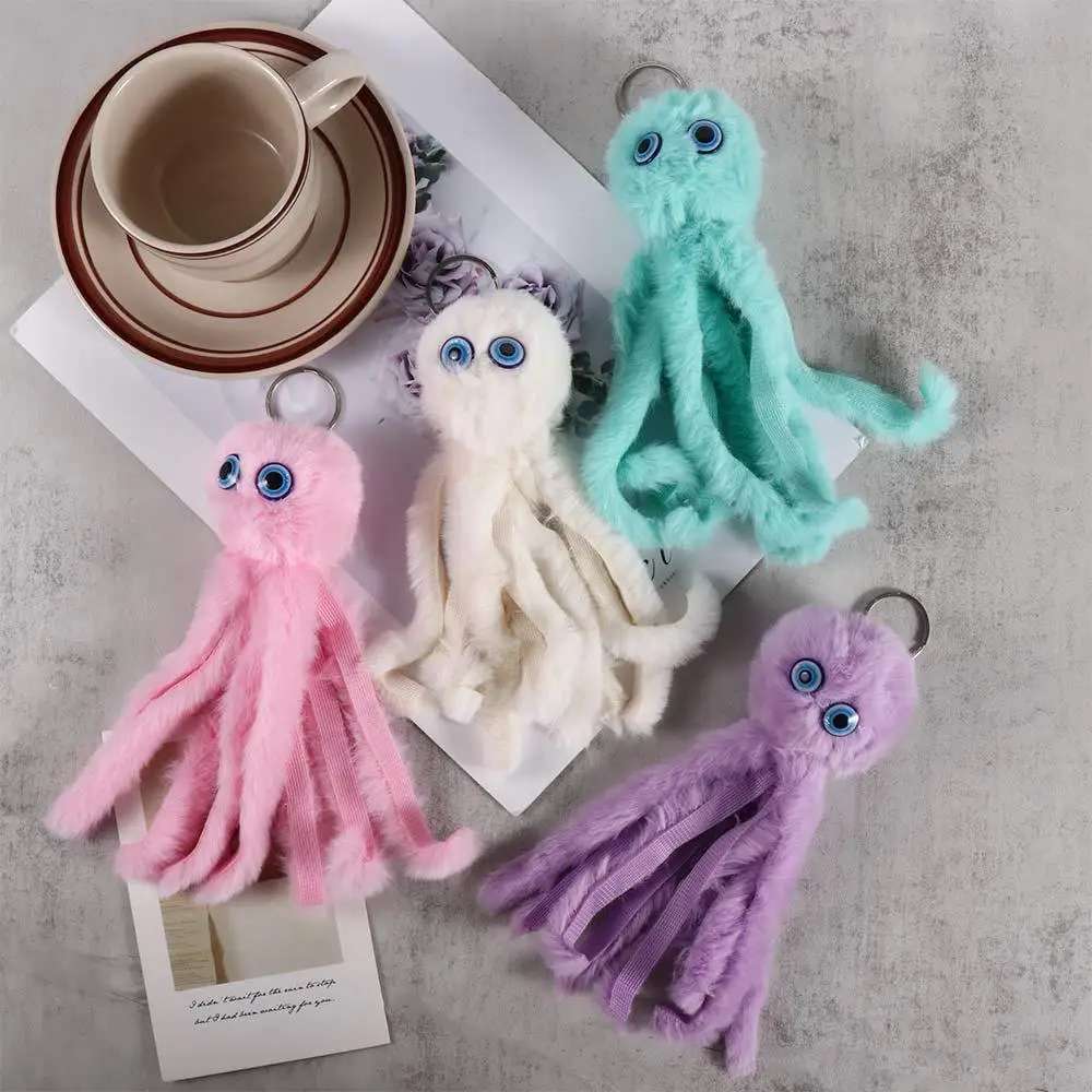 

Sea Animals Stuffed Animal Bag Pendant Plush Octopus Keyring Plush Pendant Stuffed Keychain Plush Octopus Keychains