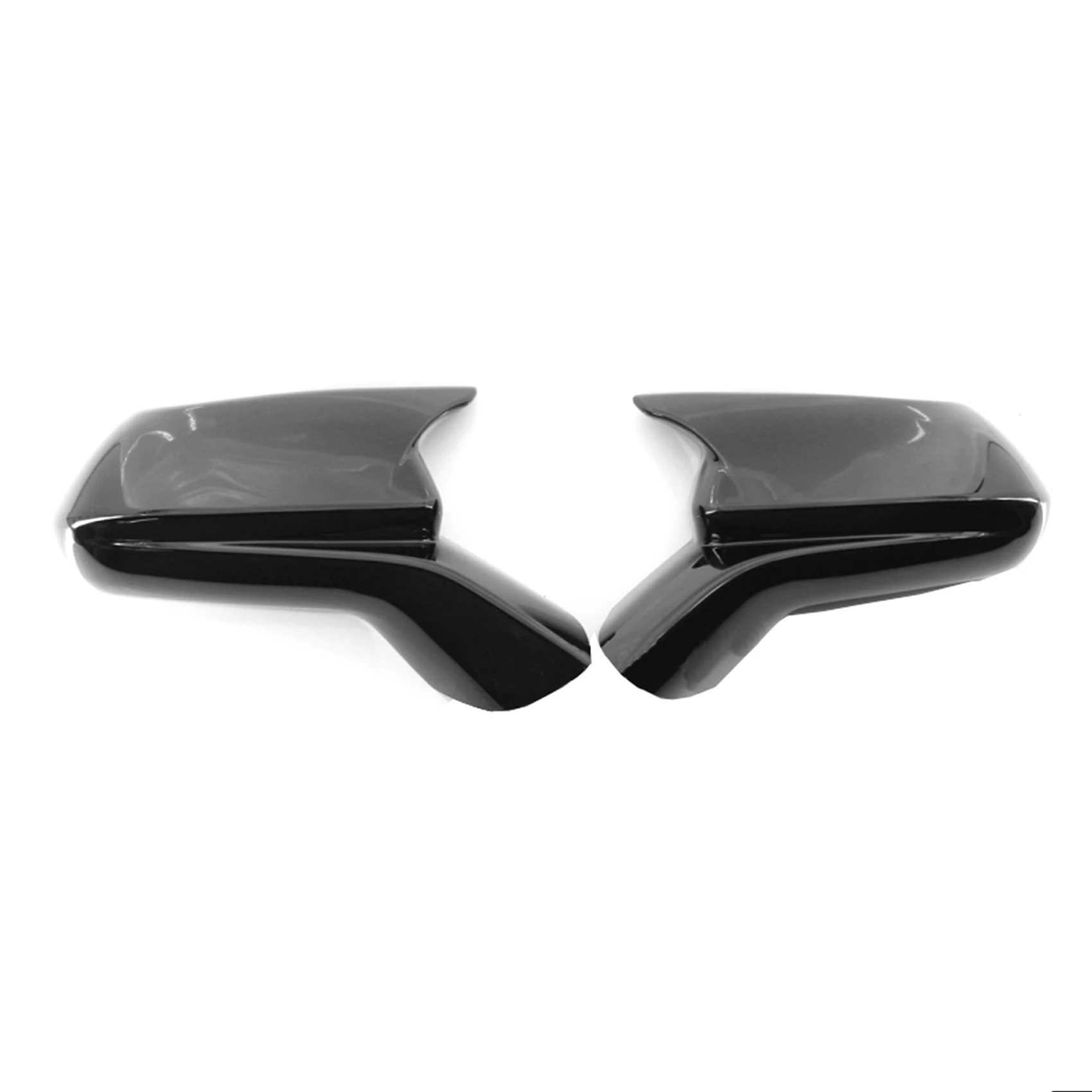 

Car Black Rear View Side Mirror Cover Trim For- 2016-2021