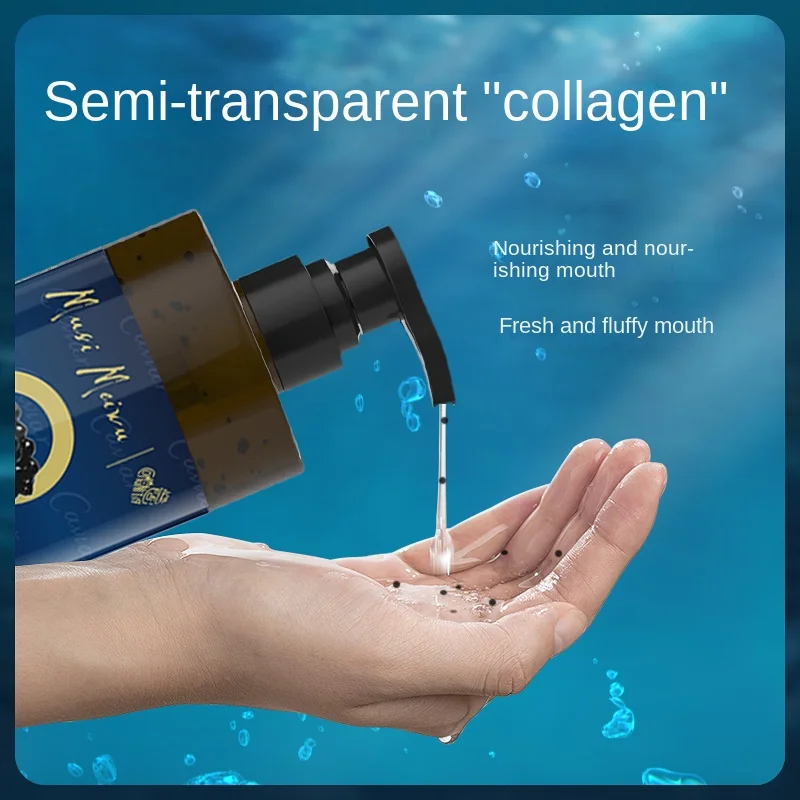 Укрепляющий шампунь Икра задерживает старение кожи головы питает корни волос