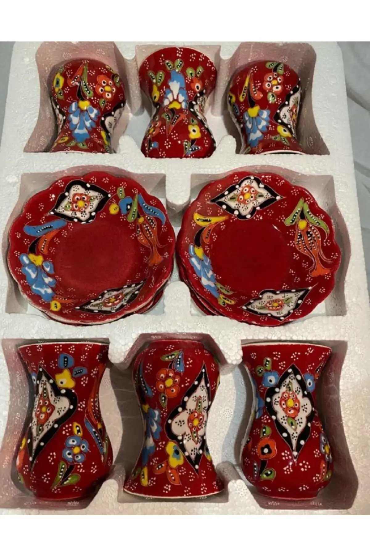 Набор стеклянной посуды ручной работы в виде фотографий подарок декоративные и