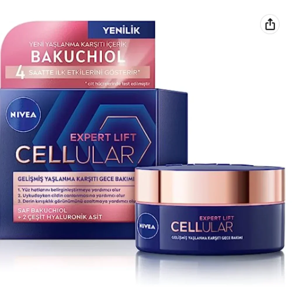 Nivea Expert Lift Cellular Advanced Антивозрастной ночной крем 50 мл Стойкий увлажняющий
