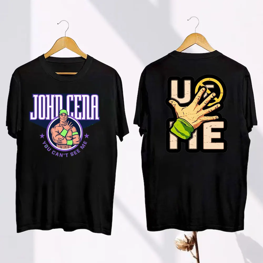 John Cena Heeft Het molto Geef Nooit Op Sport-T-shirt Korte Mouwen Heren Dames Puur Katoen Top Met Cotton Tees Tops