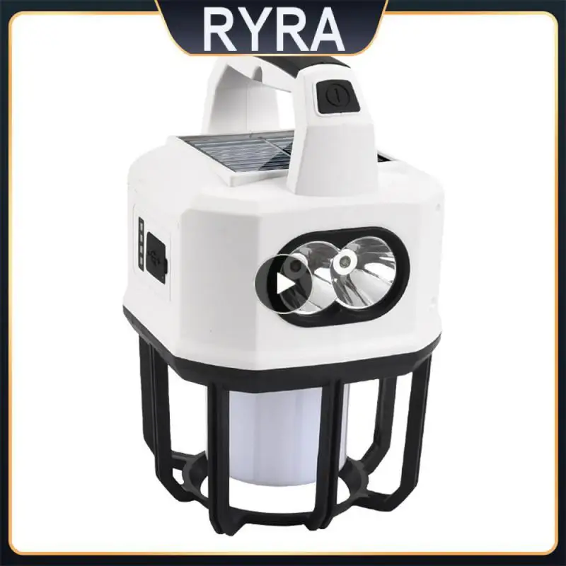 

Camping Lamp Double Light Source Emergency Lighting Solar Light Usb Charging Led Solar Camping Light Emergency Lamp
