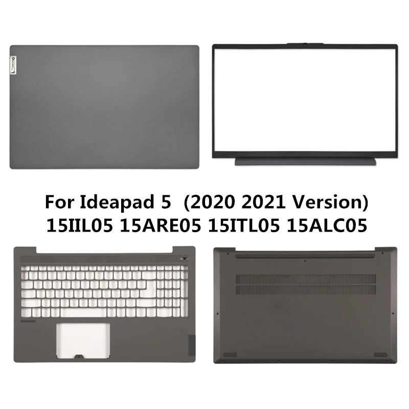 

New For Lenovo Ideapad 5 15IIL05 15ARE05 15ITL05 15ALC05 2020 2021 Laptop LCD Back Cover Case/Front Bezel/Palmrest/Bottom Base