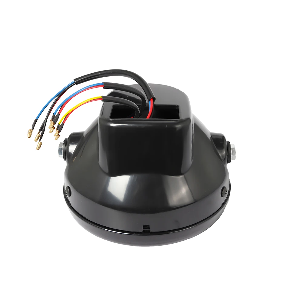 Универсальная Круглая Мотоциклетная Фара 7 Дюймов 12 В Для Harley Bobber Honda Yamaha Kawasaki Cafe