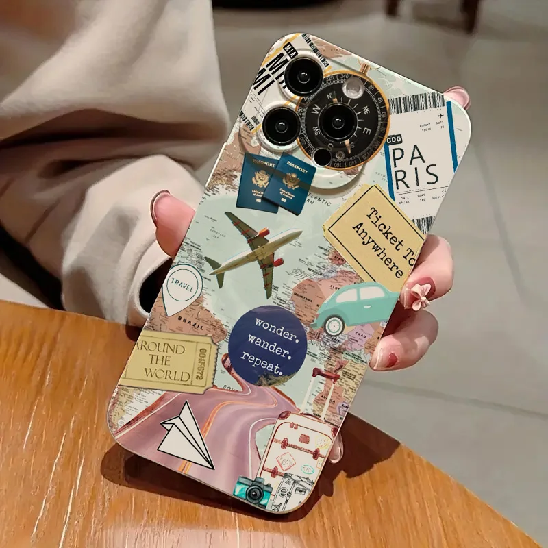 Фото Чехол для Xiaomi 11 Lite 5G NE Mi 14T 14 13T 13 12T 12 Poco F6 F5 X5 X6 X3 M6 Pro4G Travel Element Pattern Eye Design Чехол для телефона №3