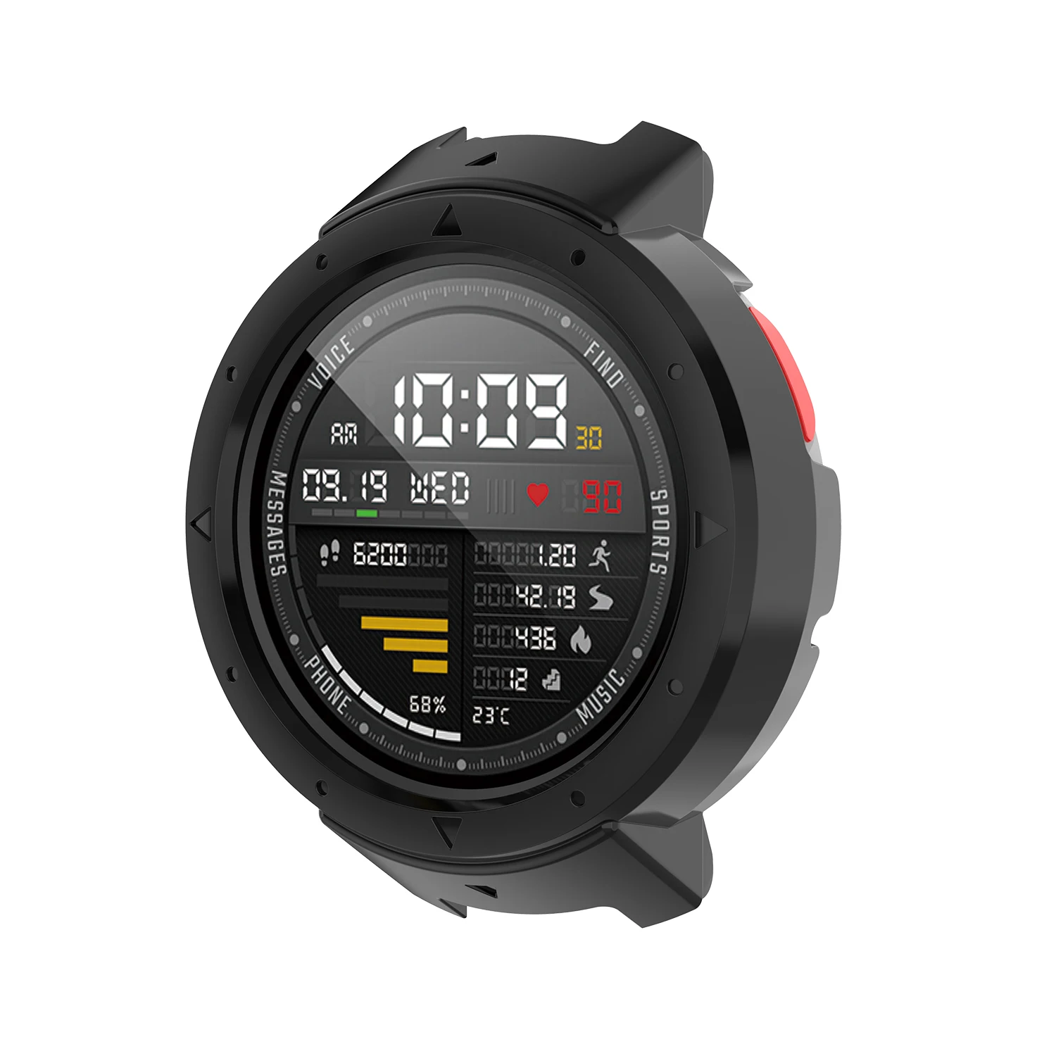 Силиконовый ремешок для смарт-часов Amazfit Verge браслет Xiaomi 3 защитный чехол на
