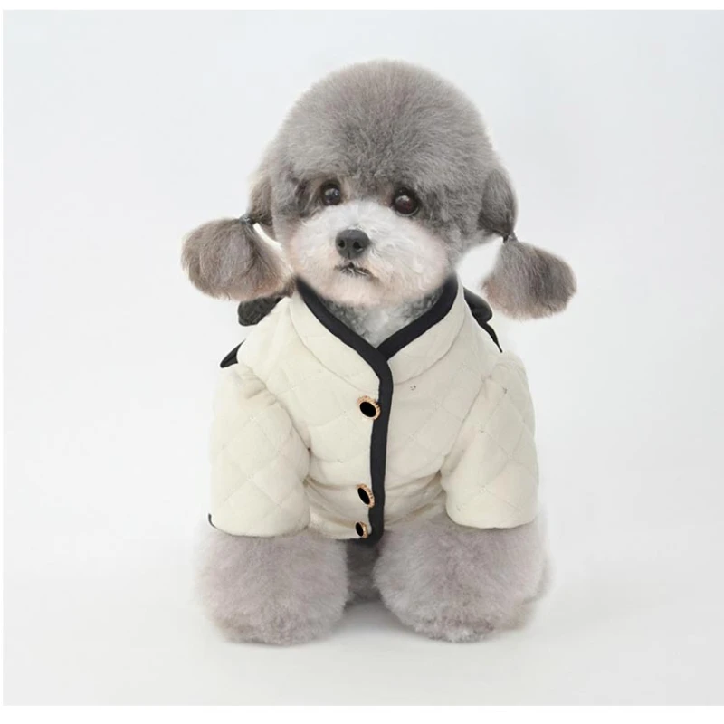 Пальто на хлопковой подкладке для маленьких собак Teddy Bixiong корейская