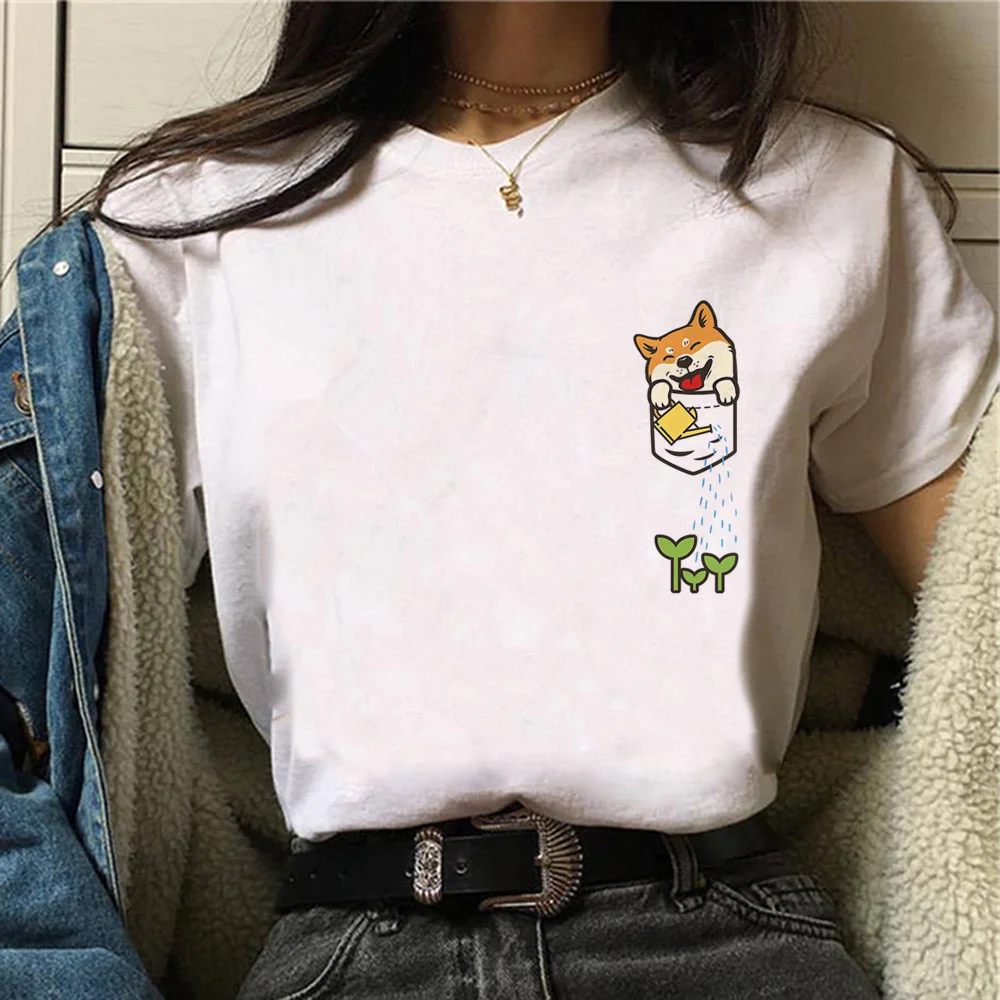 

Футболка Akita Inu Женская забавная Футболка женская уличная одежда