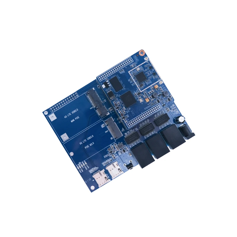 

mt7621at+mt7612en single frequency 5G routing development board 866 megabit high rate routing module