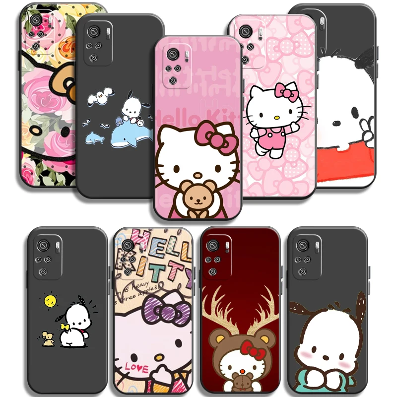 

2022 Hello Kitty Phone Cases For Xiaomi Redmi POCO X3 GT X3 Pro M3 POCO M3 Pro X3 NFC X3 Mi 11 Mi 11 Lite Soft TPU Carcasa