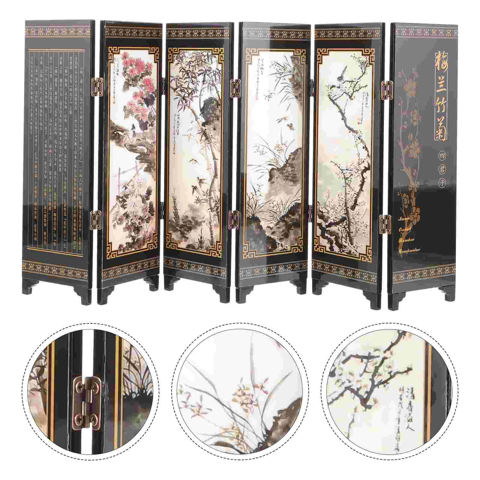 

Decor Home Decorative Screen Ornaments Wall Divider Room Separation Small Decorations Separator Privacy Partition Folding