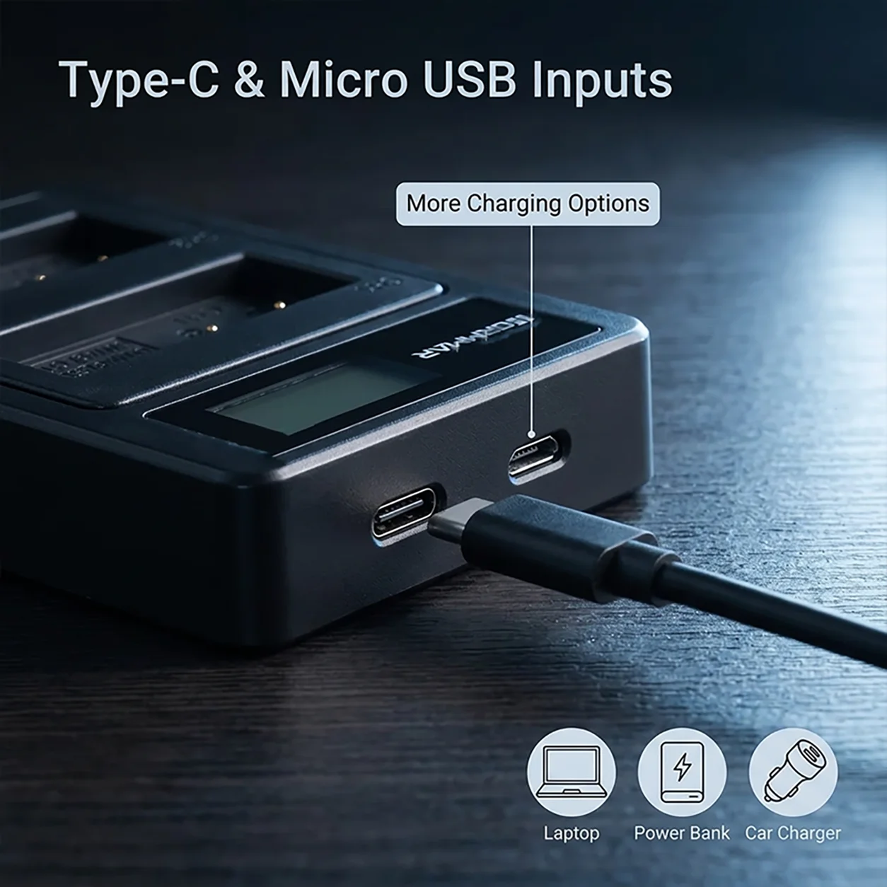 Аккумулятор DMW-BLG10 DMW BLG10 BLE9 + двойное зарядное устройство USB Type-C для камер Panasonic Lumix GF5 GF6 GX7 GX80 GX85 LX100 DC-TZ99 (art.: 3920db4044d02) - 3920db4044d02