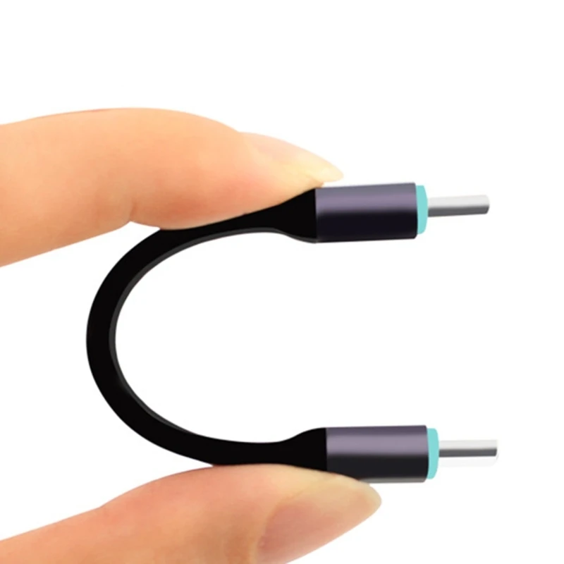 573A 10 см короткий USBC кабель для передачи данных TypeC 20 Гбит/с быстрая передача