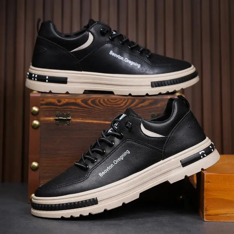 

Autumn Board Shoes Men's Breathable Flat White Shoes Cloth Sports Shoes Casual Slip-on Canvas Easy Wear Tide Shoes Autumn and Wi