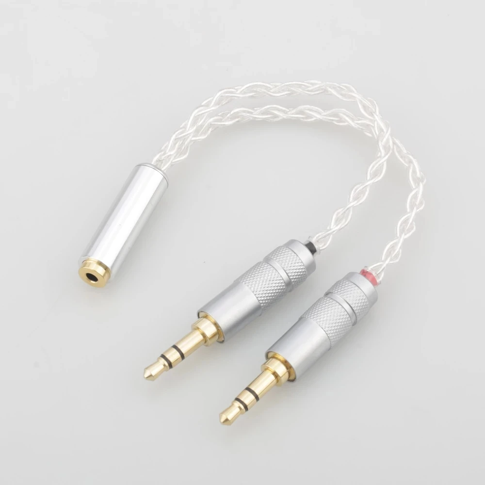 

Audiocrast PHA-3 2x3,5 мм штекер до 2,5 мм Trrs сбалансированный женский кабель