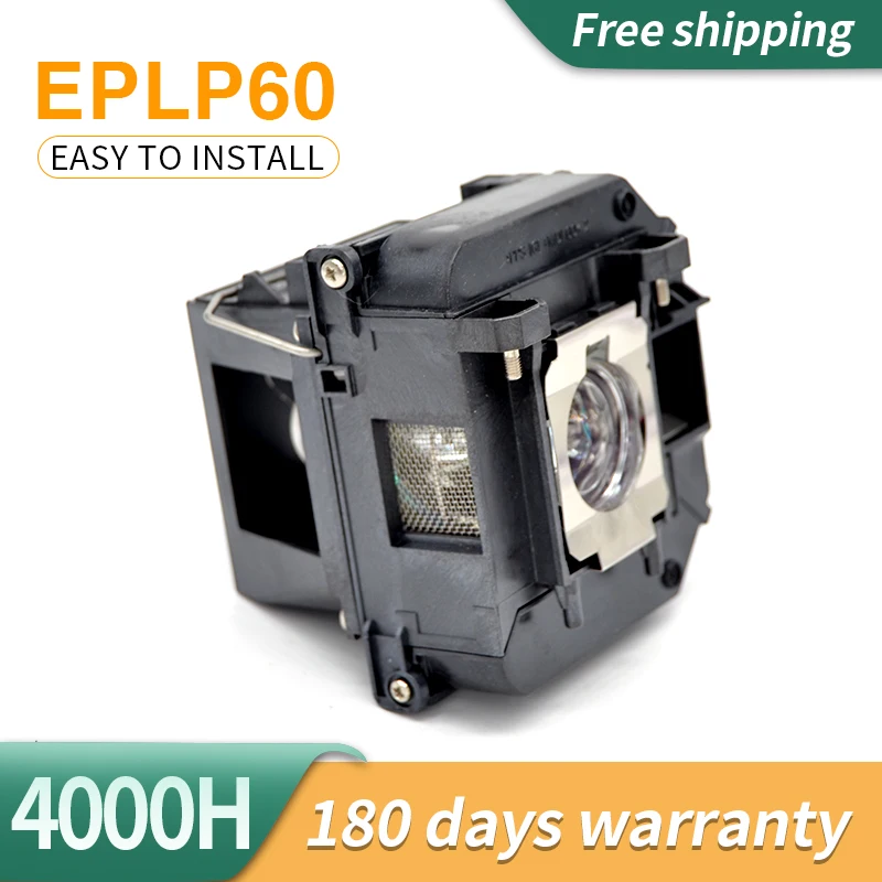 

Projector Lamp ELPLP60 V13H010L60 For Epson 425Wi 430i 435Wi EB-900 EB-905 H383 H383A 93 95 96W 420 425W 905 92 93+