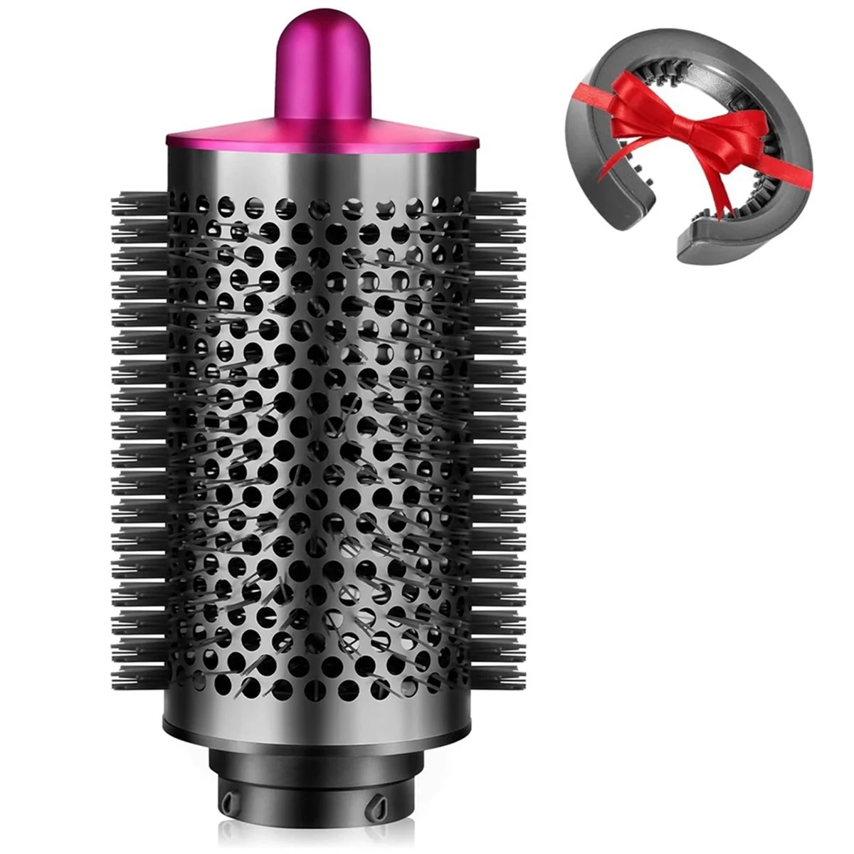 Большая круглая объемная щетка для насадок Dyson Airwrap пушистая и укладки